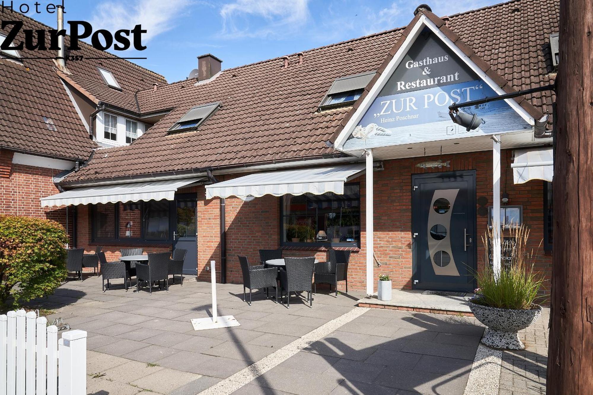 K357 - Hotel & Restaurant "Zur Post" In Otterndorf Bei Cuxhaven Exterior photo